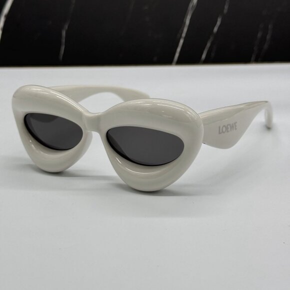 NEW LW40097I 20A LOEWE SUNGLASSES WOMEN LIGHT GREY EYEWEAR LOEWE - Picture 6 of 12
